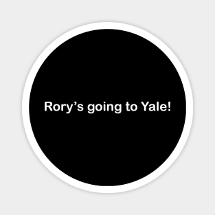 Rory's going to Yale! Magnet